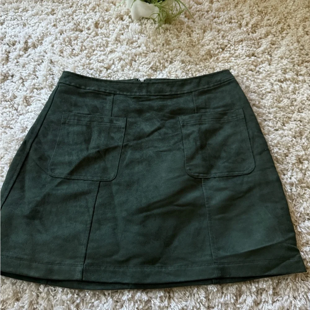 Old Navy Green A-Line Mini Skirt Casual - Picture 4 of 7